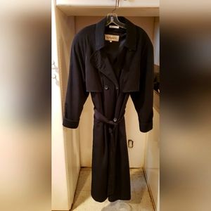 Black trench coat